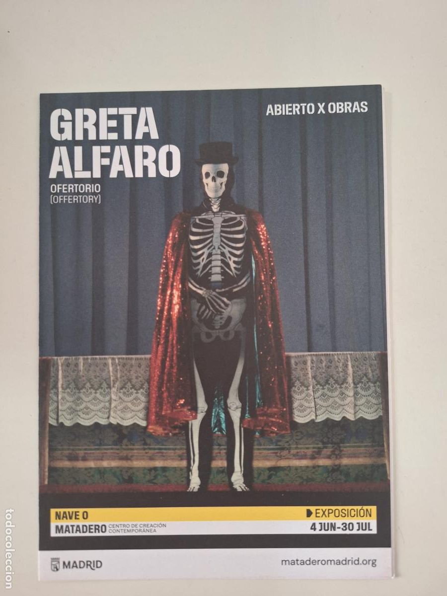 Brochures de tourisme: Greta Alfaro Ofertorio Abierto x obras Nave 0 Matadero Madrid Exposiciones Arte