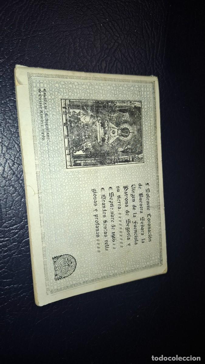 Folletos de turismo: Solemne Coronacion de Ntra. S&ntilde;ora. La Virgen de la Fuencisla. Septiembre de 1916
