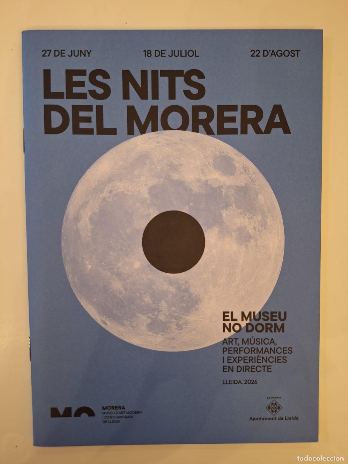 Travel Brochures: Folleto Les Nits del MORERA Museu d'Art Modern i Contemporani de Lleida L&eacute;rida Verano 2026