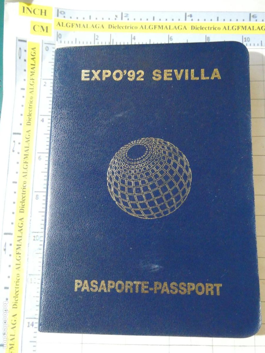 Folletos de turismo: DOCUMENTO DE LA EXPO 92 1992 SEVILLA. PASAPORTE 3 PEGATINAS Y 152 MATASELLOS DISTINTOS DE PABELLONES