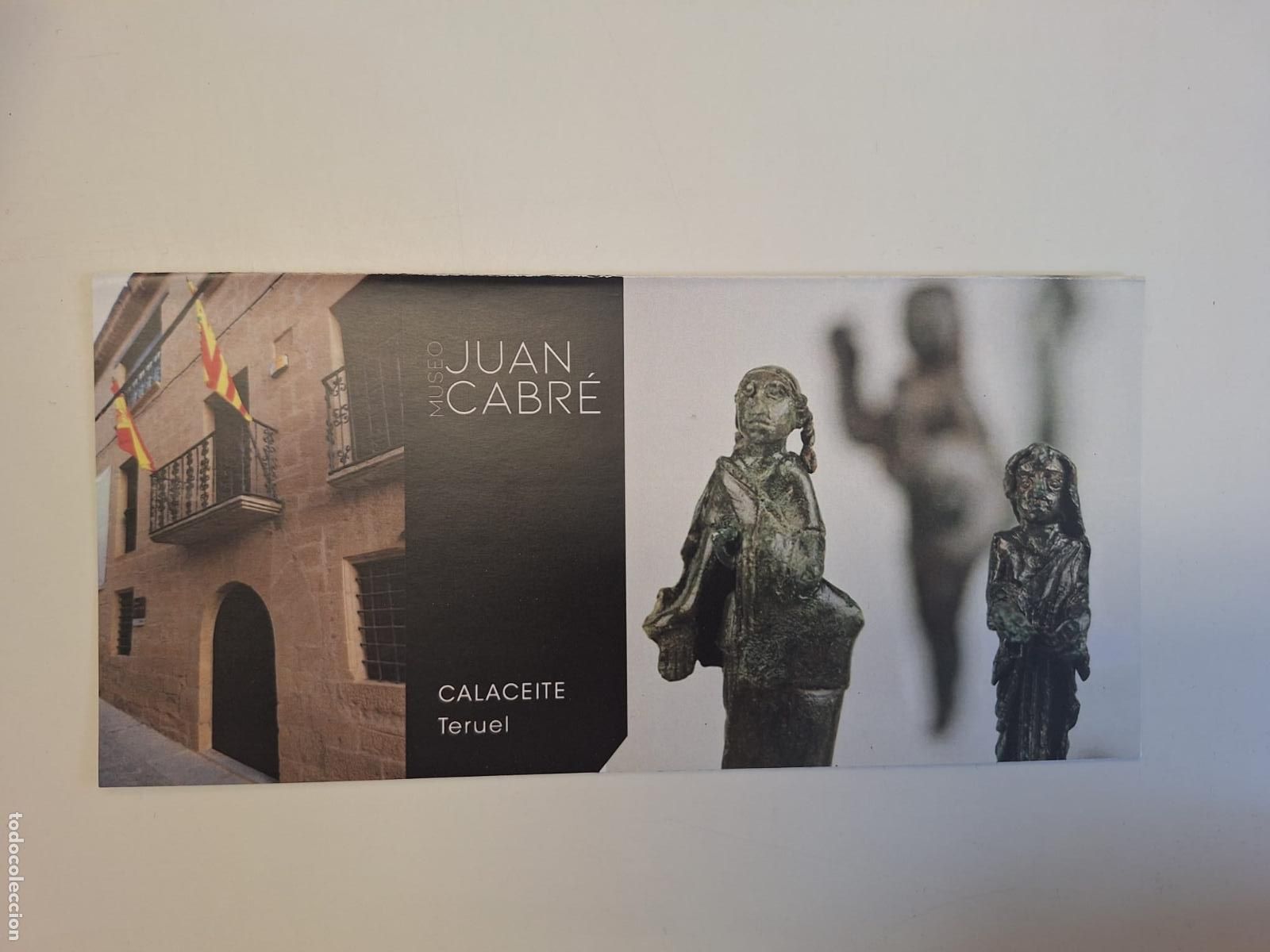 Travel Brochures: Folleto Museo Juan Cabr&eacute; Calaceite Teruel Arag&oacute;n Arqueolog&iacute;a Matarranya Matarra&ntilde;a