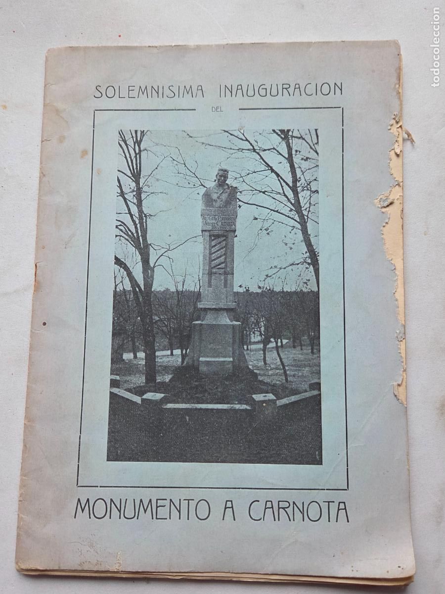 Brochures de tourisme: ORDES - ORDENES 1926 - MONUMENTO PERIODISTA VICENTE CARNOTA - GALICIA CORU&Ntilde;A V7