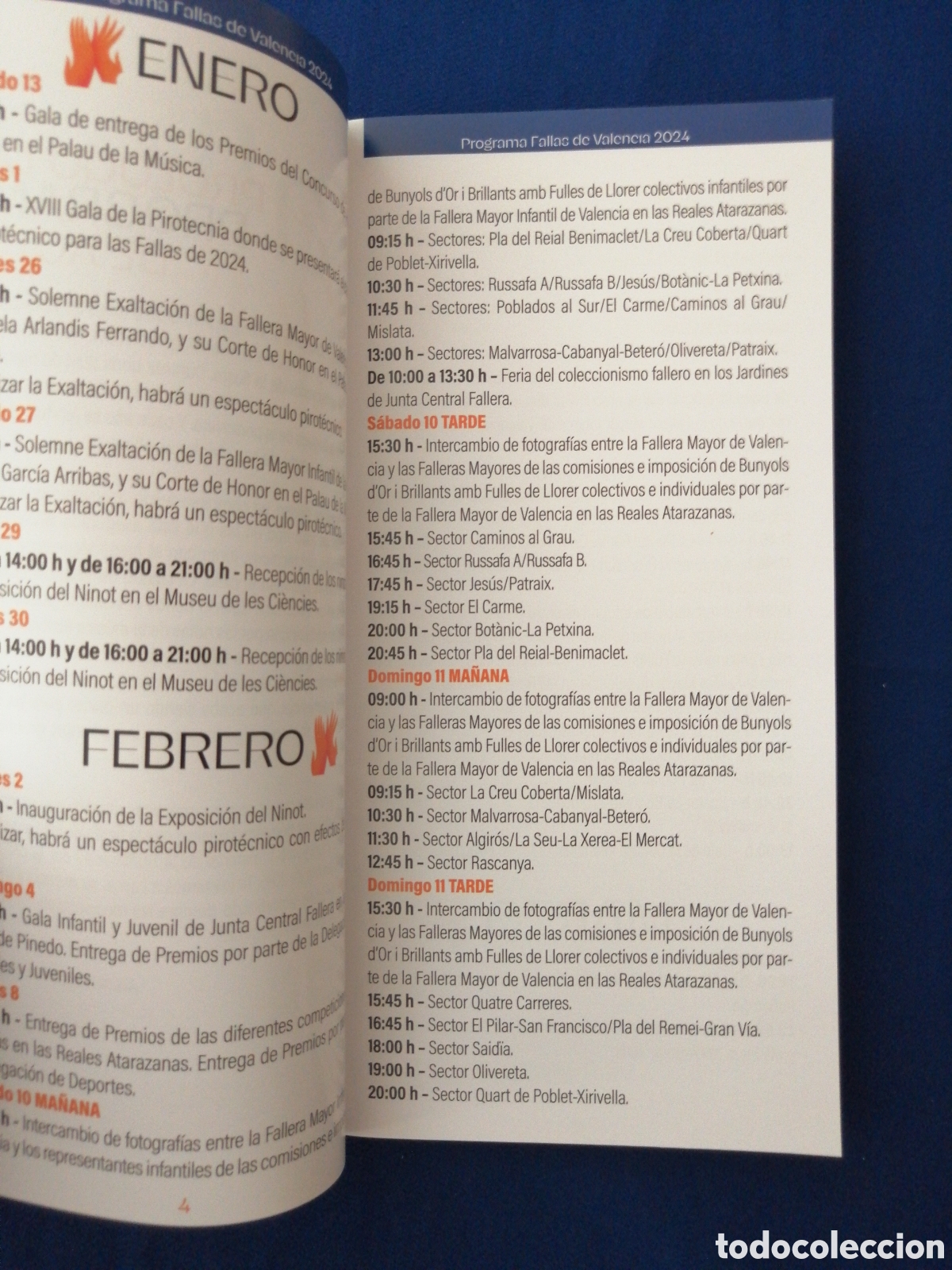 Folletos de turismo: PROGRAMA FALLAS 2024 JUNTA CENTRAL FALLERA - CASTELLANO - Foto 2