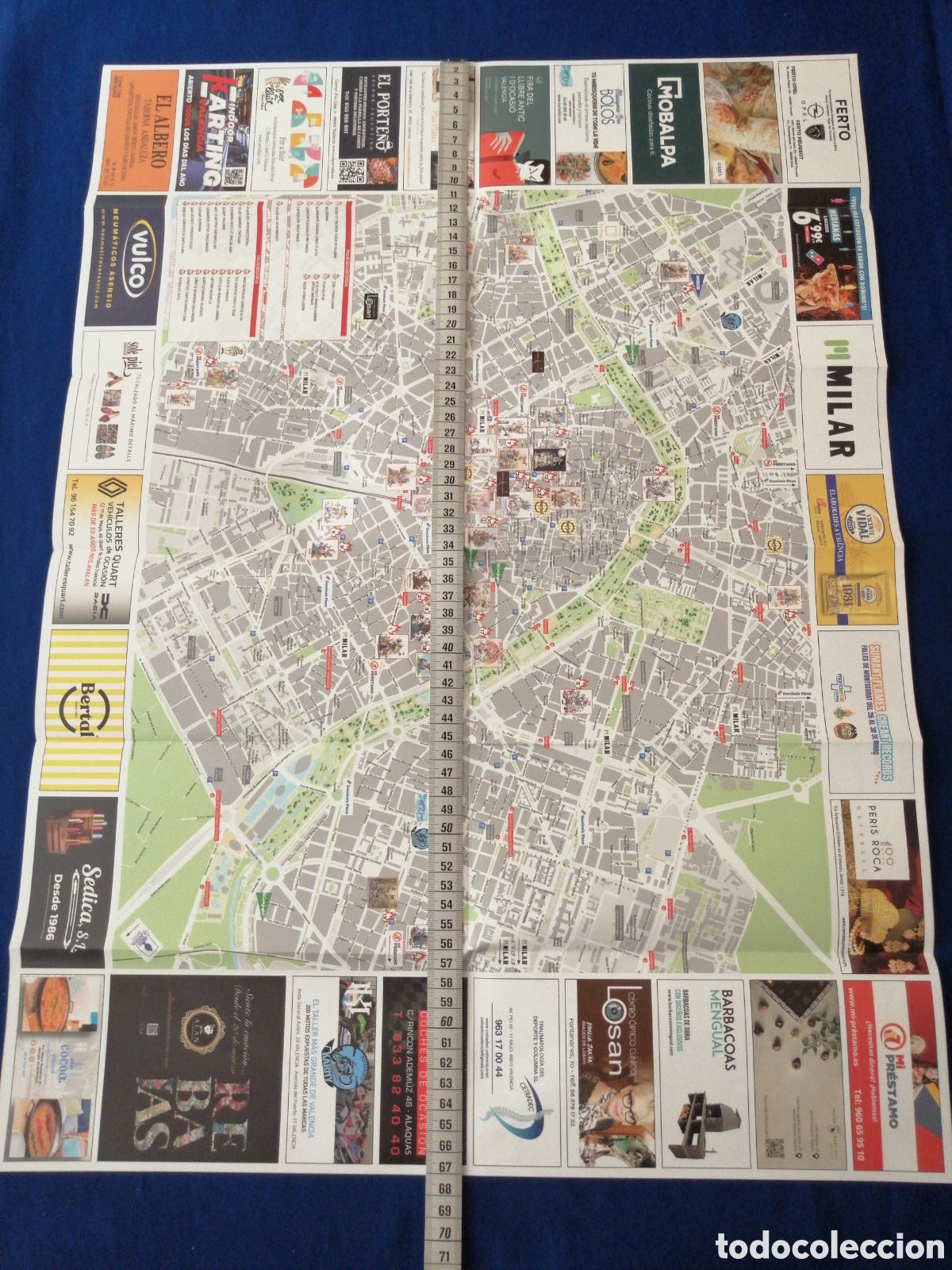 Folletos de turismo: PLANO DE FALLAS 2025 FALLAS DE VALENCIA MAPA - Foto 2