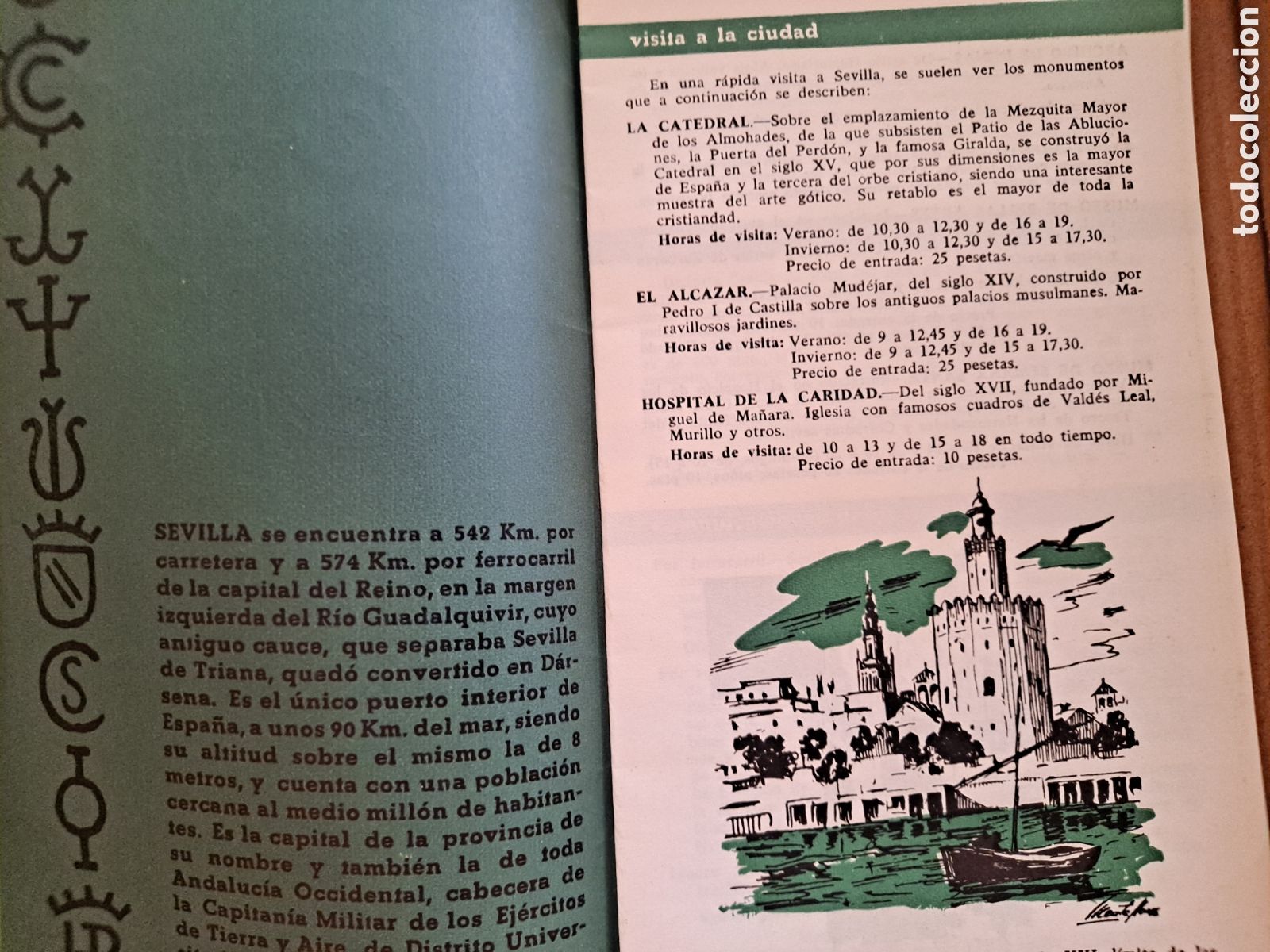 Folletos de turismo: Sevilla. Datos informativos. 1964 - Foto 2