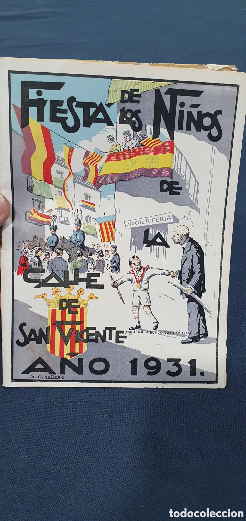 Travel Brochures: Raro programa de fiestas de S. Vicente. Valencia. 1931. Rep&uacute;blica. (L133)