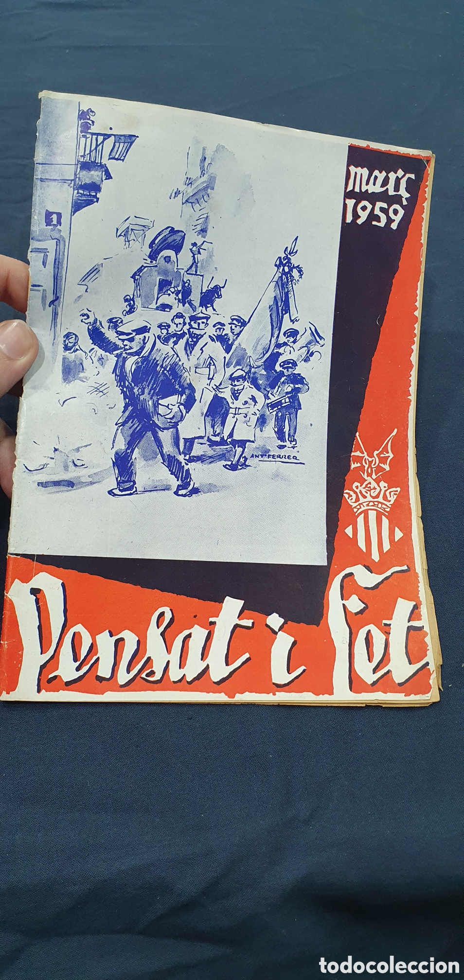 Travel Brochures: Pensat i Fet. Marzo de 1959. Revista fallera de Valencia. (L133)