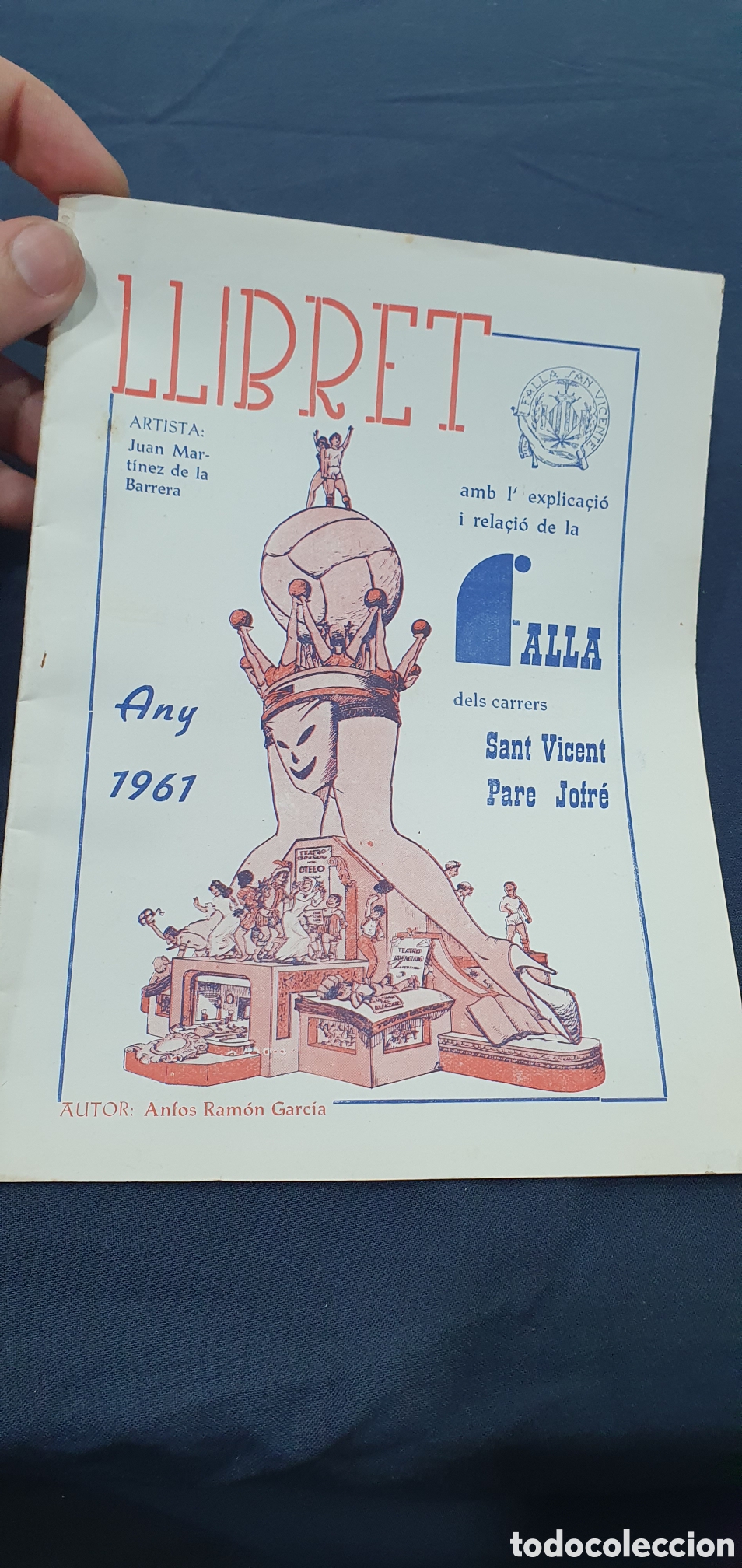 Travel Brochures: Llibret. A&ntilde;o 1960. Programa de fiestas Fallas de Valencia. (L133)