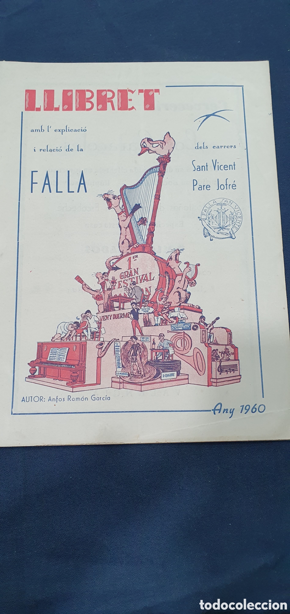 Travel Brochures: Revista Llibret. 1960. Fallas de Valencia. (L133)
