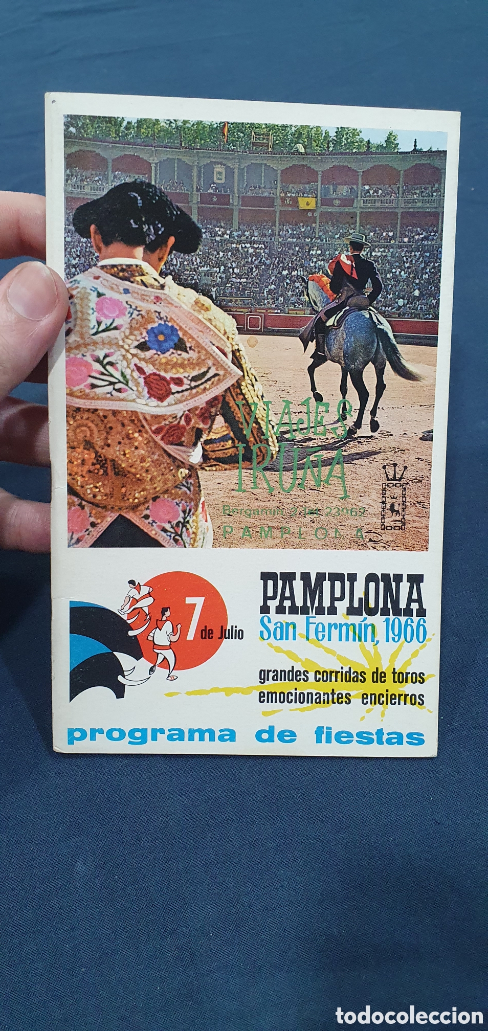 Travel Brochures: Programa de Fiestas Pamplona S. Fermin 1966. (L133)