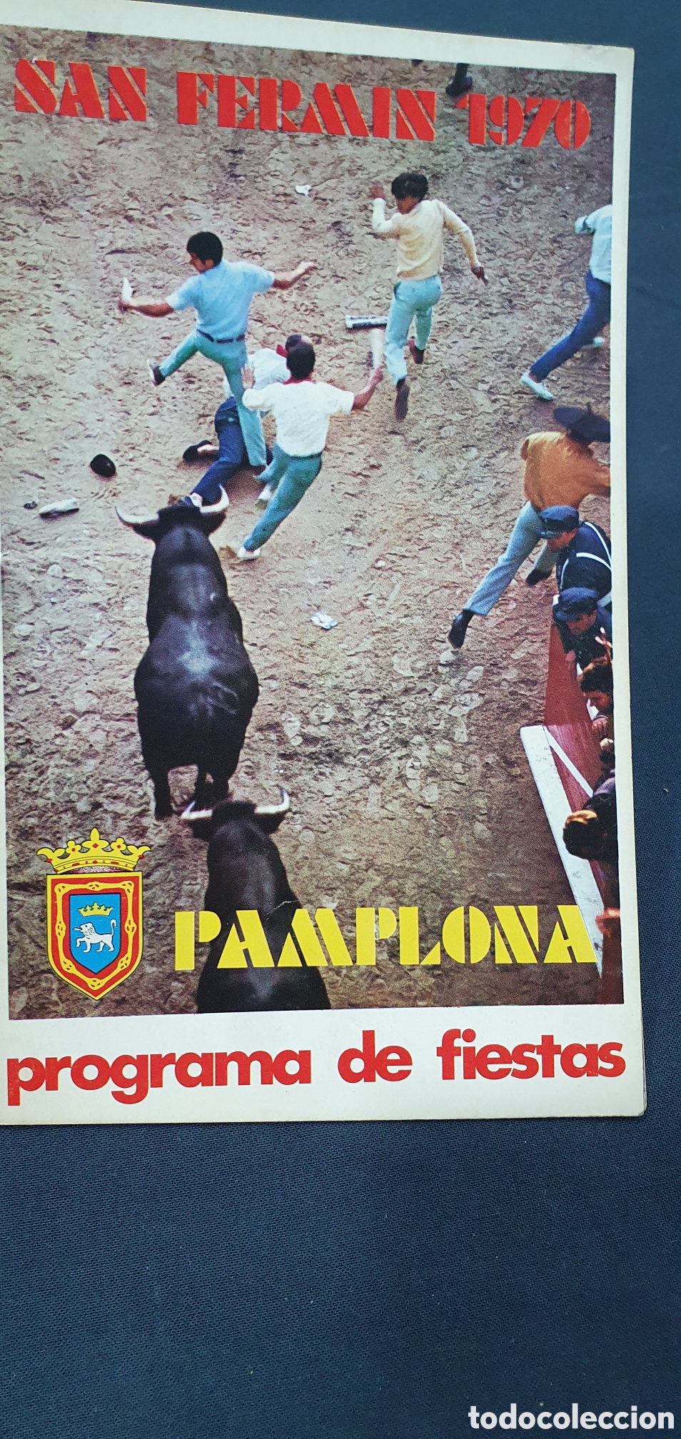 Brochures de tourisme: Programa de Fiestas Pamplona S. Fermin 1970. (L133)