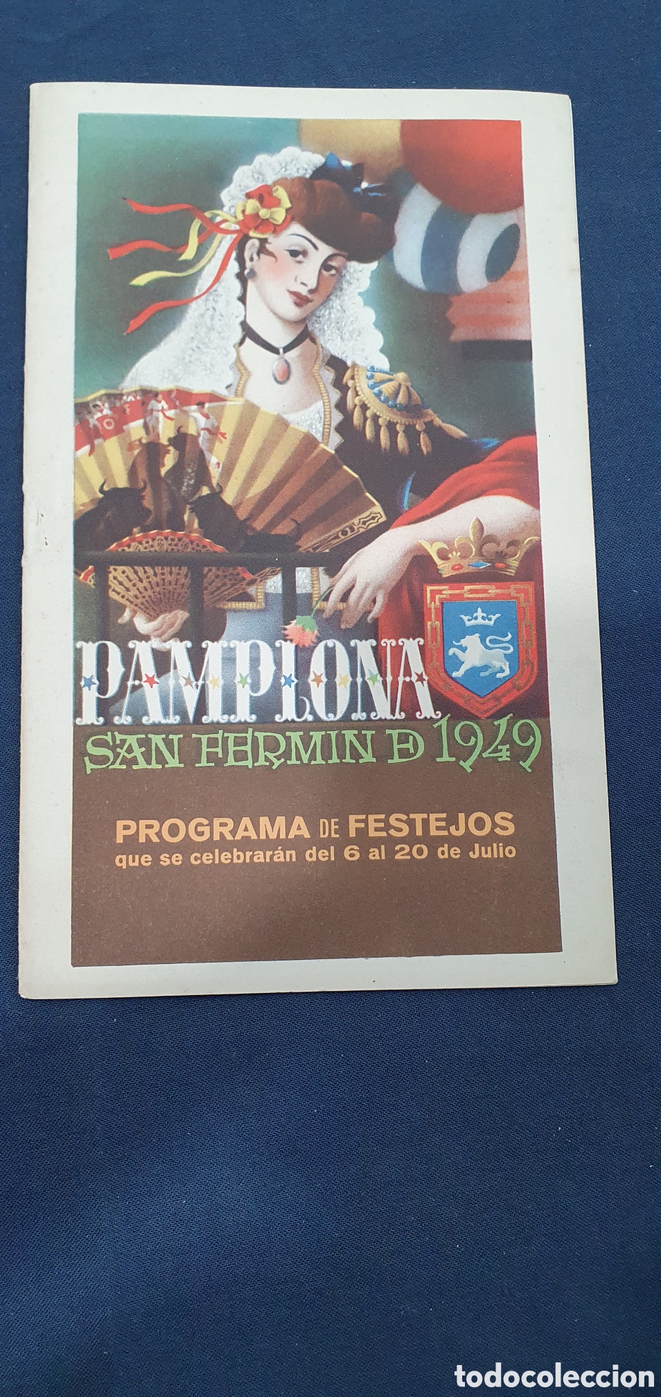 Travel Brochures: Programa de Fiestas San Fermin 1949. (L133)