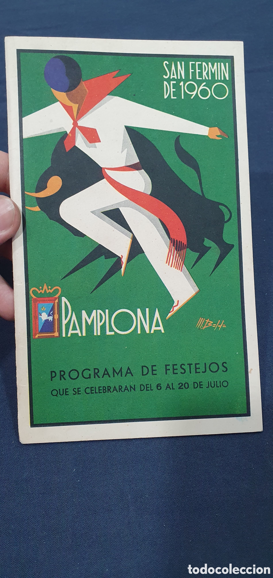 Folletos de turismo: Programa de Fiestas Pamplona S. Fermin 1960. (L133)