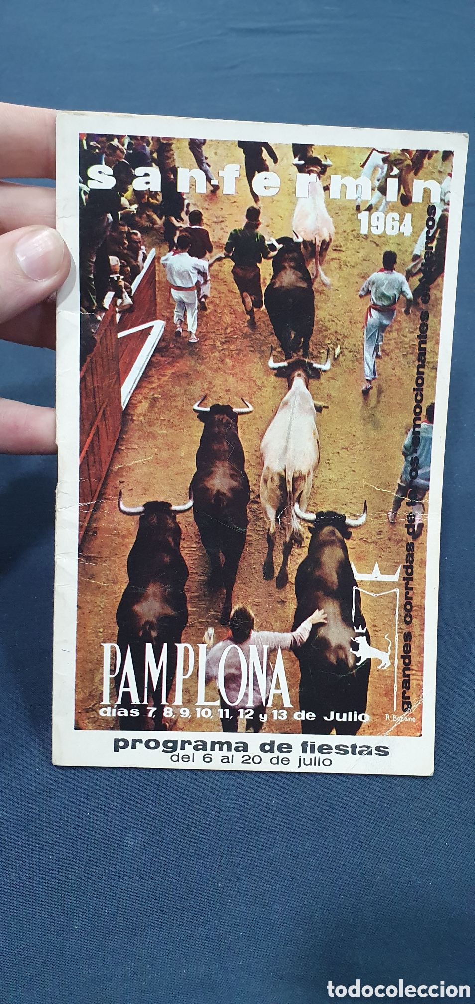 Folletos de turismo: Programa de Fiestas Pamplona S. Fermin 1964. (L133)