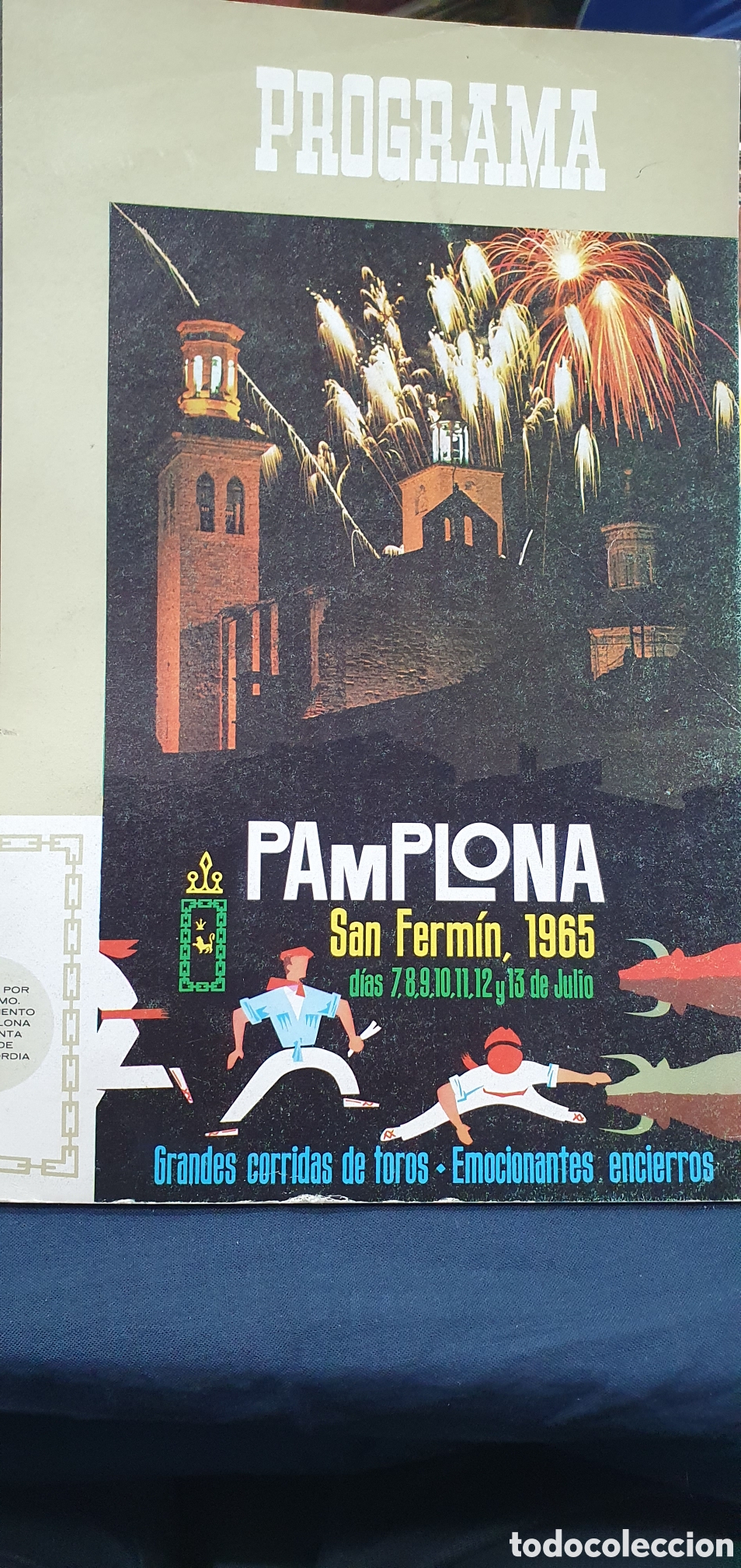 Travel Brochures: Programa de Fiestas Pamplona S. Fermin 1965. (L133)