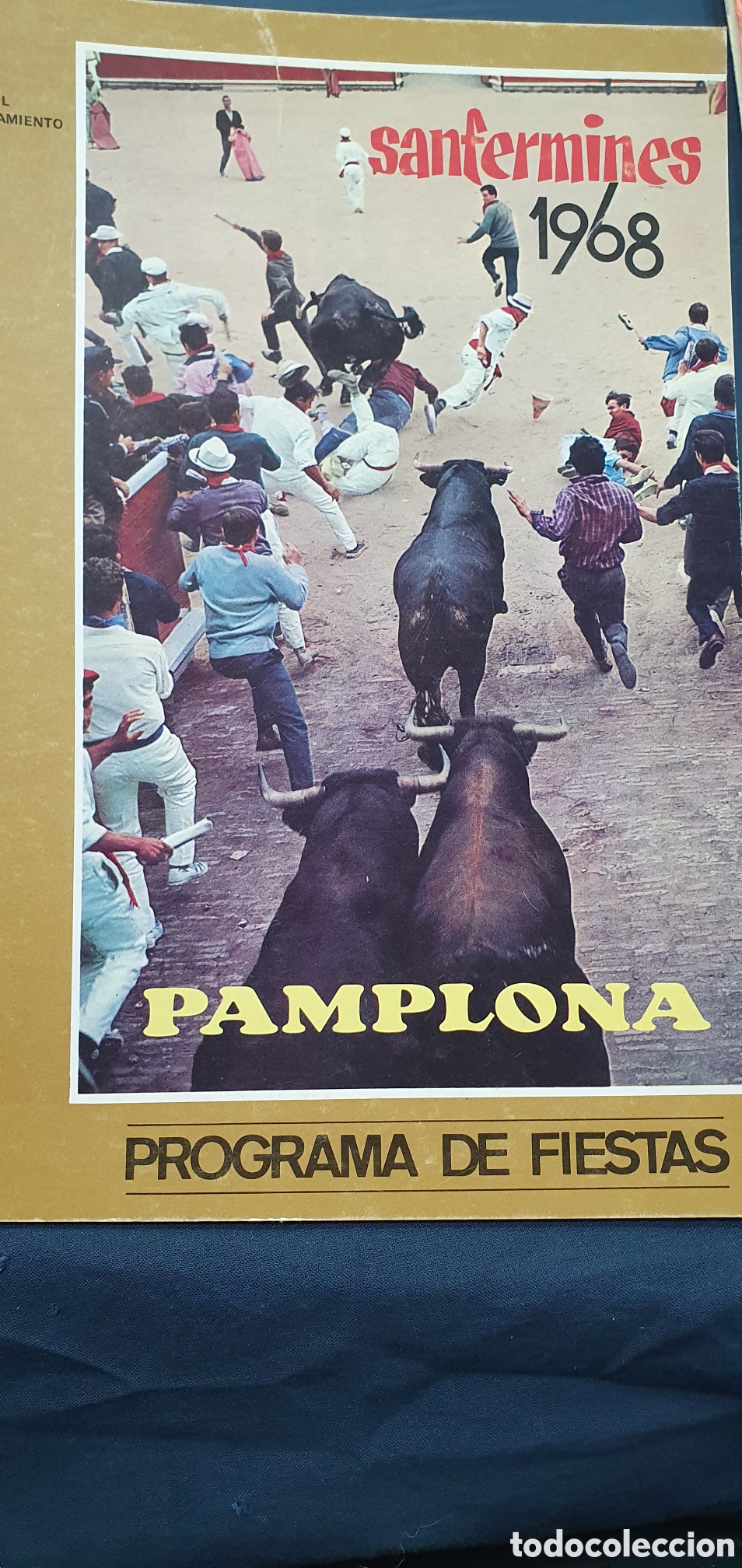 Foglietti di turismo: Programa de Fiestas Pamplona S. Fermin 1968. (L133)