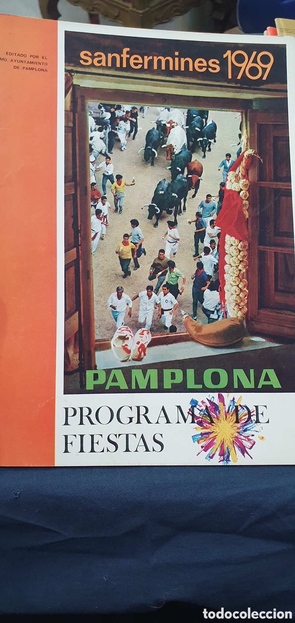 Foglietti di turismo: Programa de Fiestas Pamplona S. Fermin 1969. (L133)