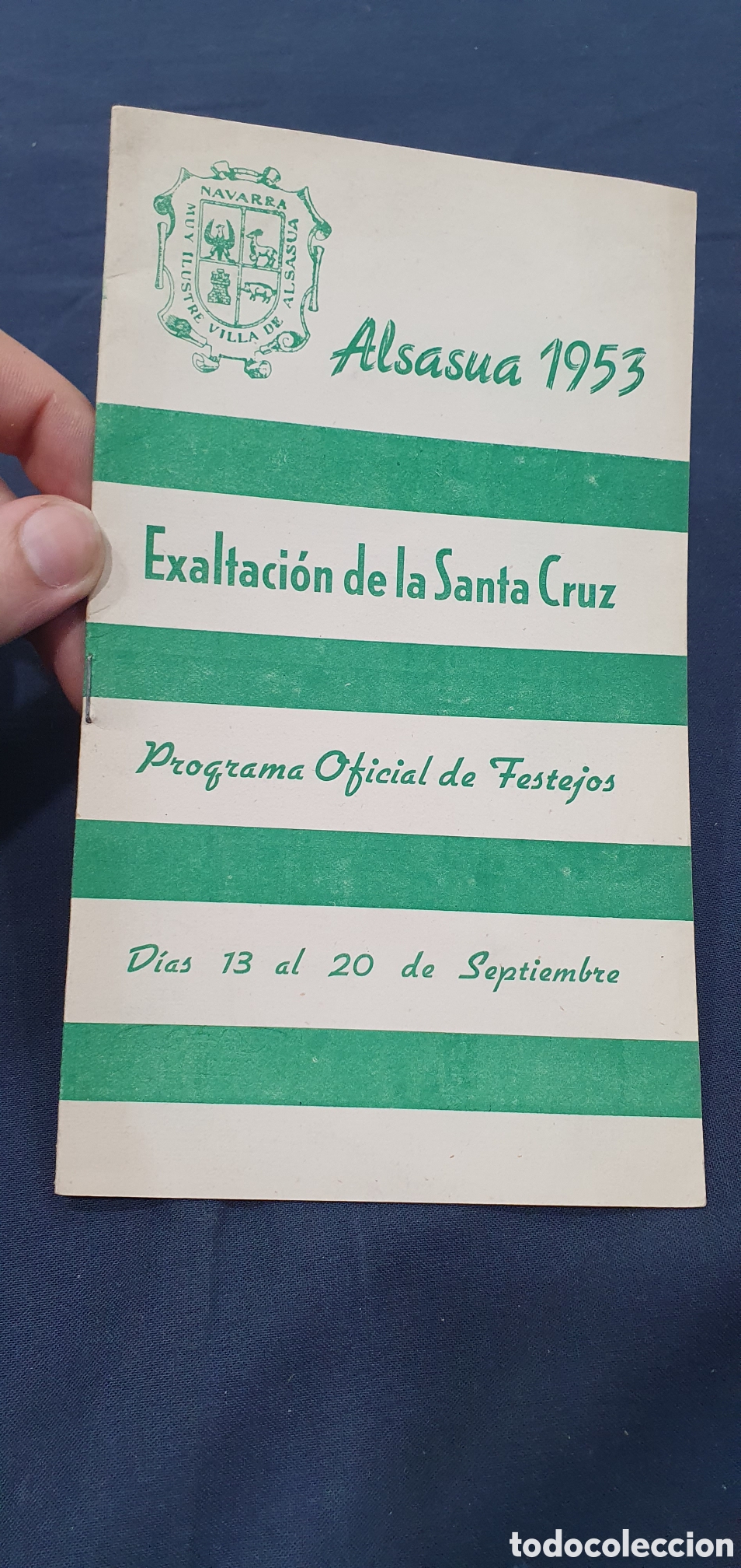 Foglietti di turismo: Programa de Fiestas de Alsasua 1953. (L133)