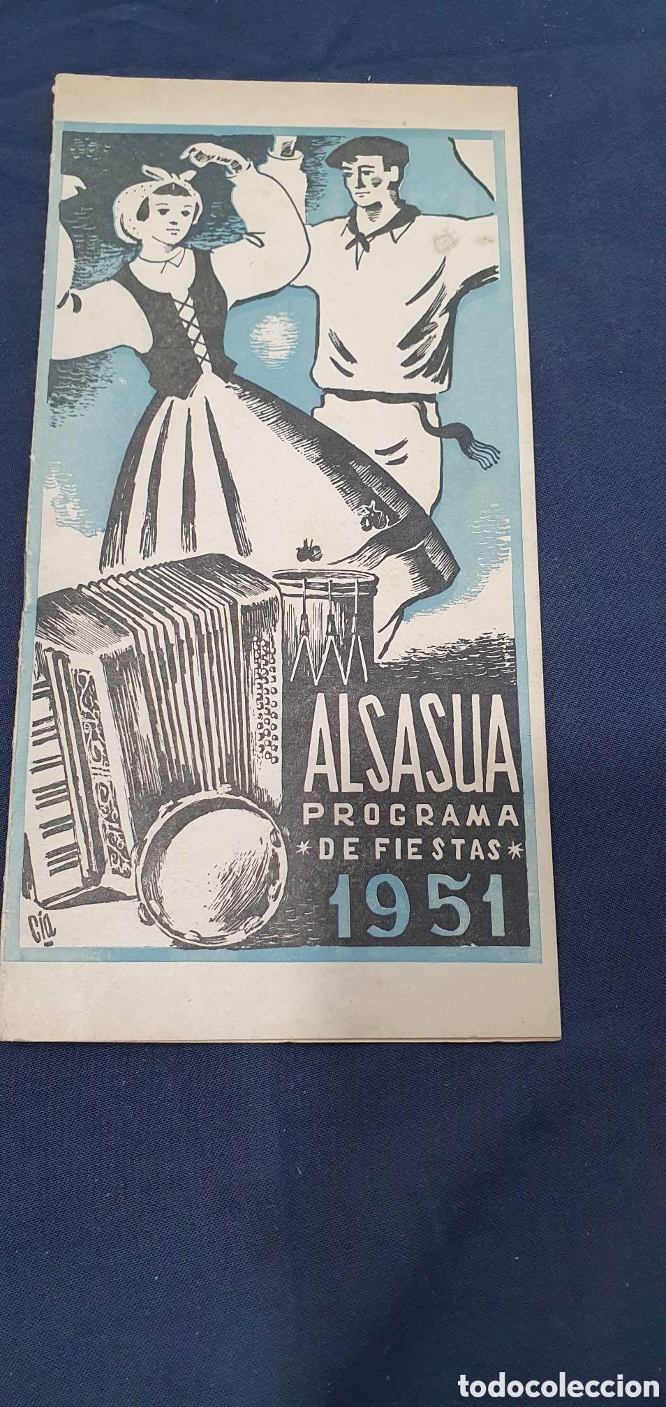 Foglietti di turismo: Programa de Fiestas de Alsasua 1951. (L133)
