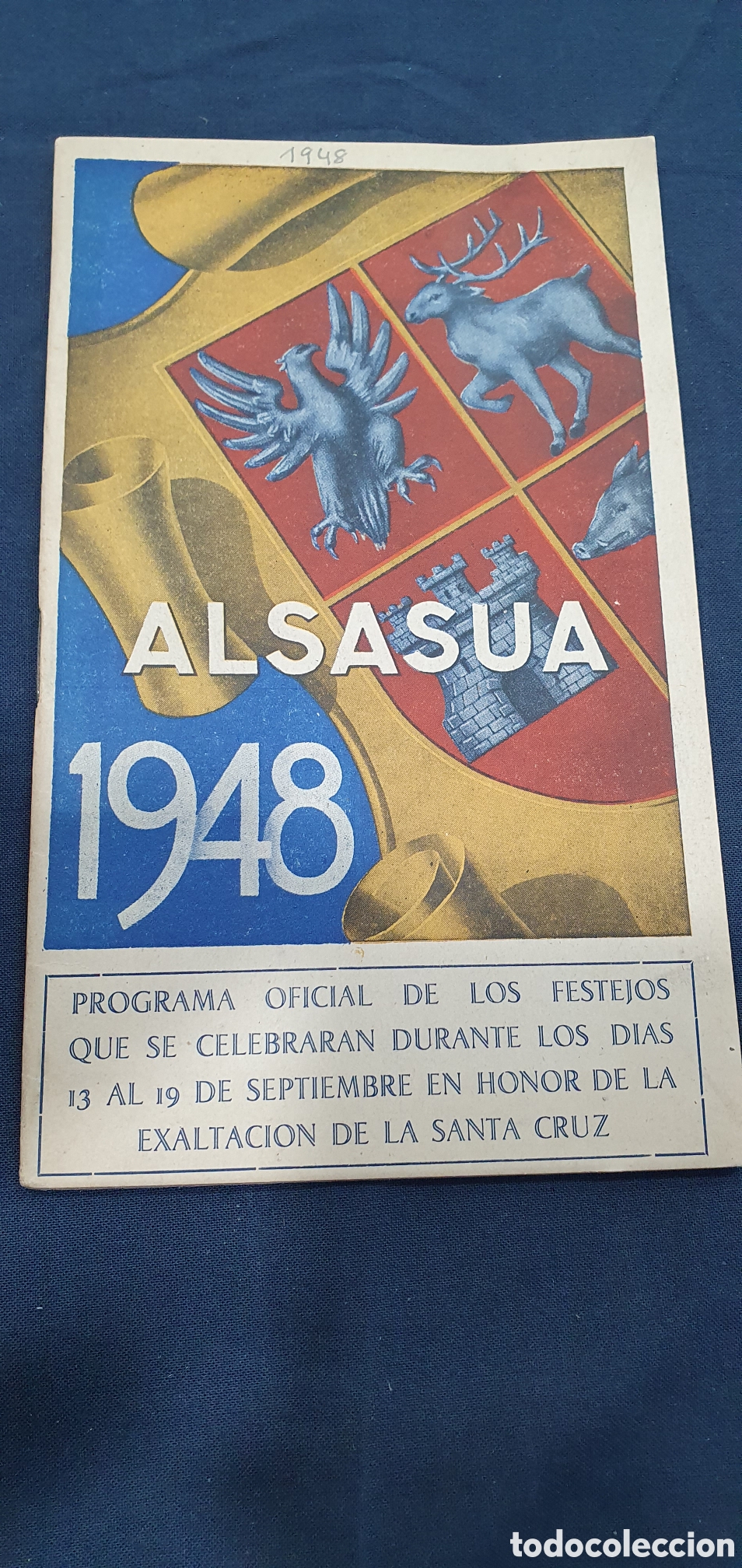 Foglietti di turismo: Programa de Fiestas de Alsasua 1948. (L133)