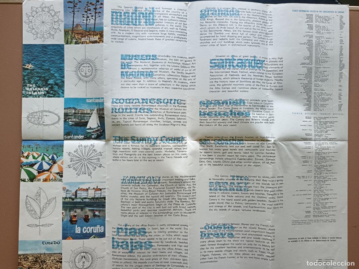 Folletos de turismo: SPAIN- 64-( DESPLEGABLE ) - Foto 4