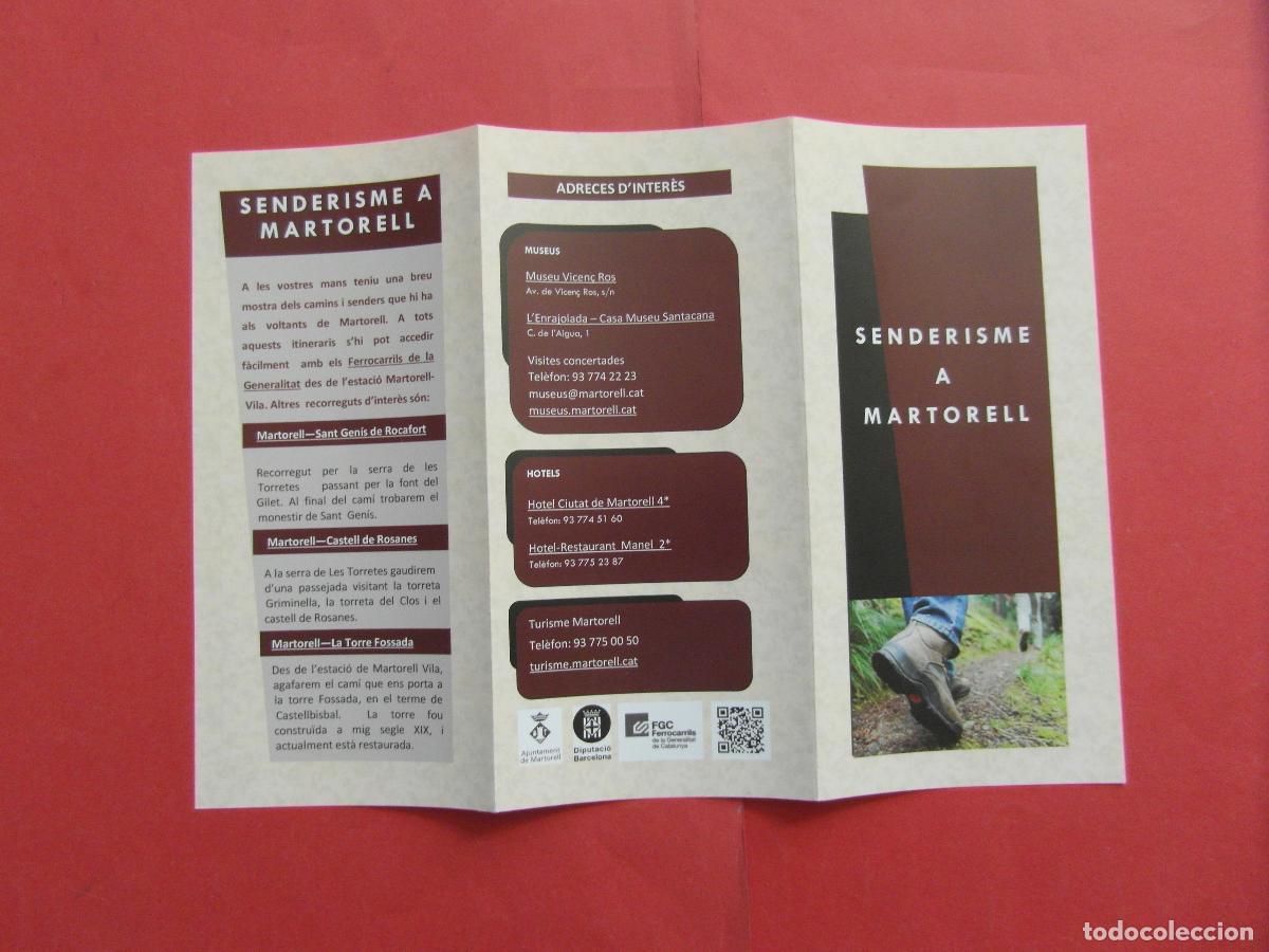 Tourismusbrosch&uuml;ren: 1 FOLLETO SENDERISMO A MARTORELL