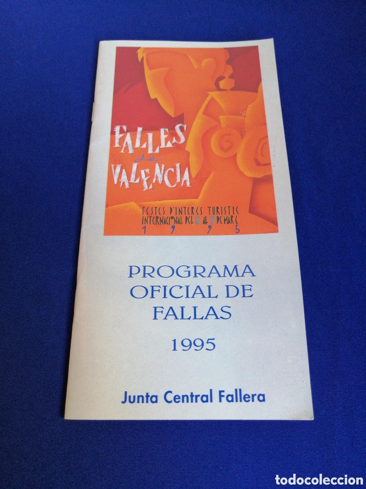 Travel Brochures: PROGRAMA OFICIAL DE FALLAS 1995 JUNTA CENTRAL FALLERA PUBLICIDAD HELADOS FRIGO