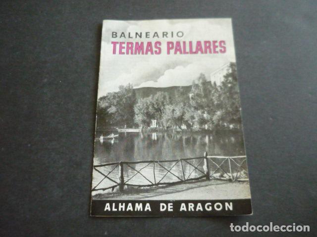 Tourismusbrosch&uuml;ren: ALHAMA DE ARAGON ZARAGOZA FOLLETO TURISTICO