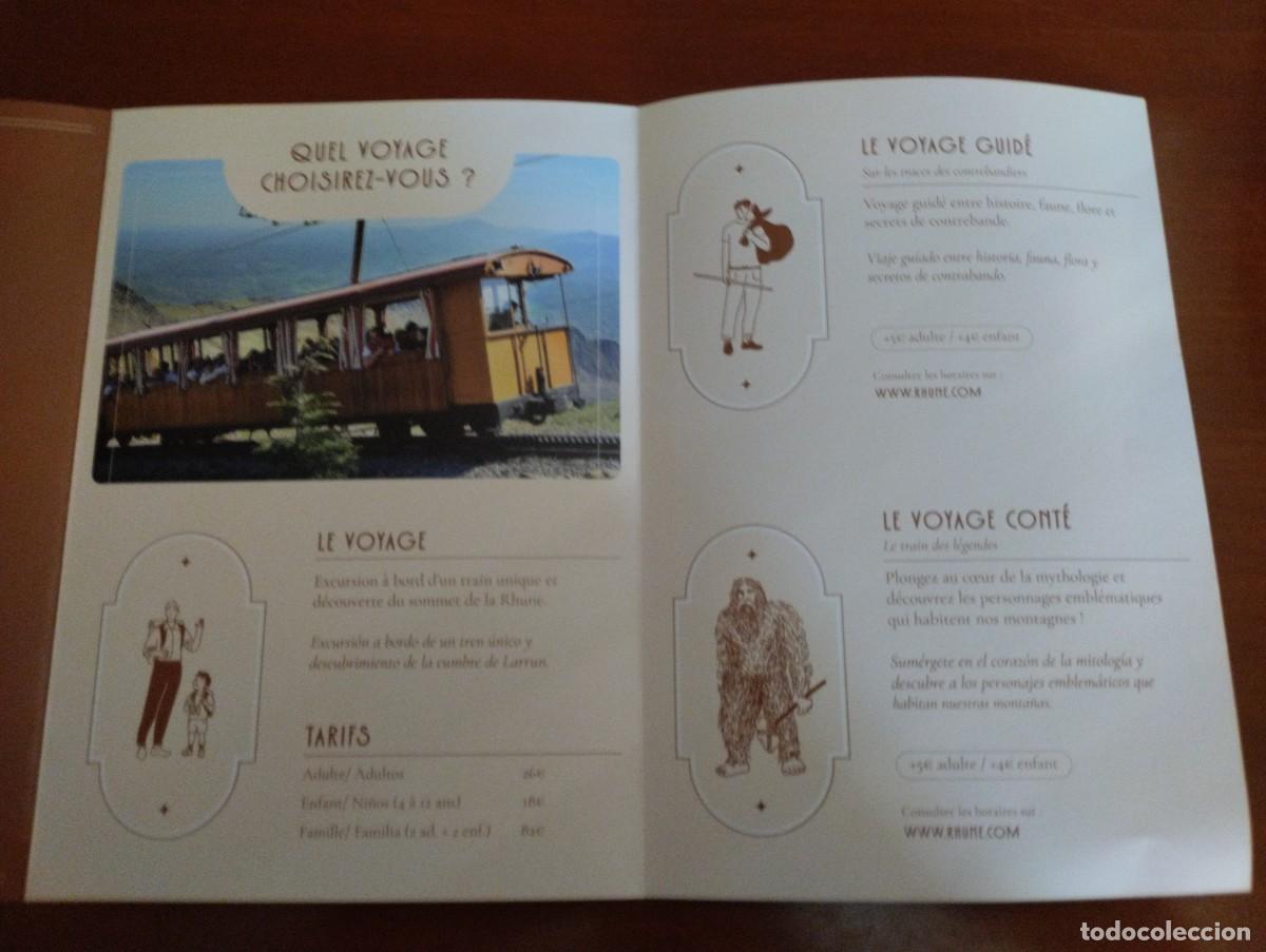 Folletos de turismo: Folleto LE TRAIN DE LA RHUNE - Foto 2