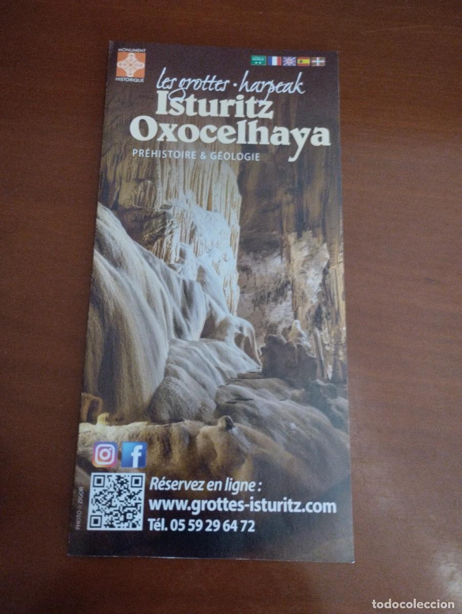 Folletos de turismo: Folleto grottes Isturitz Oxocelhaya