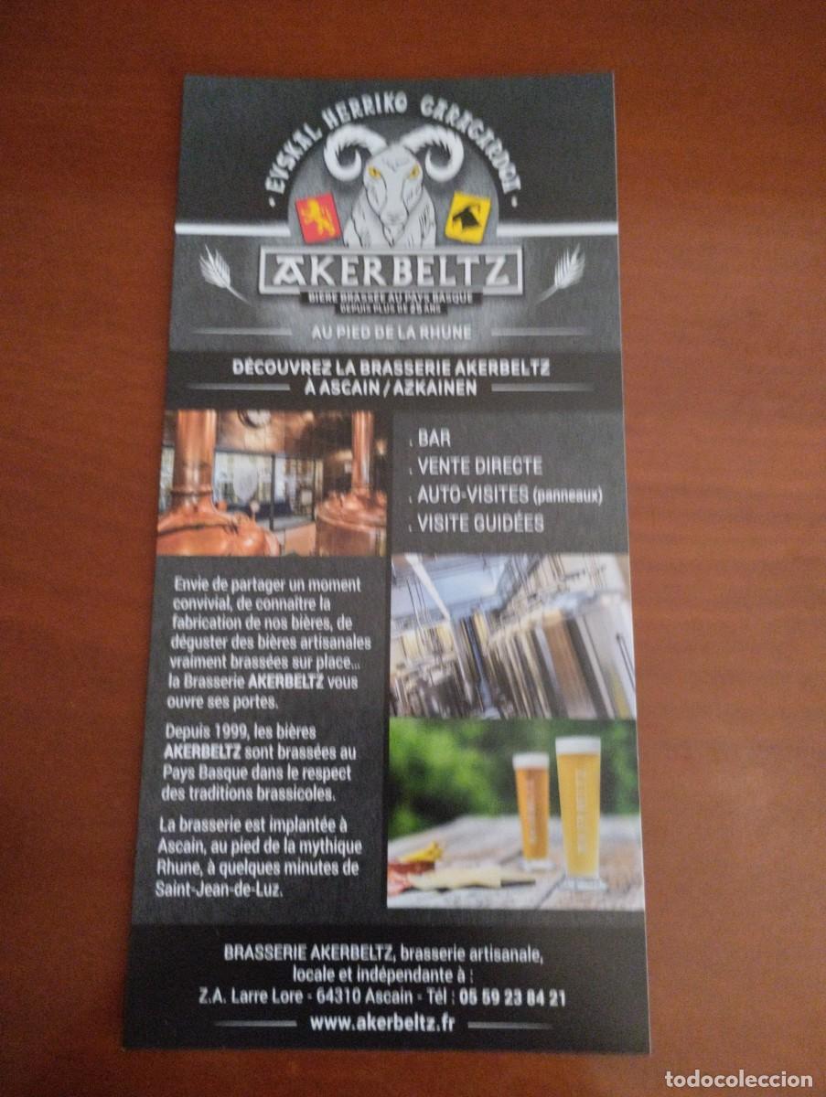Folletos de turismo: Folleto cervesa AKERBELTZ