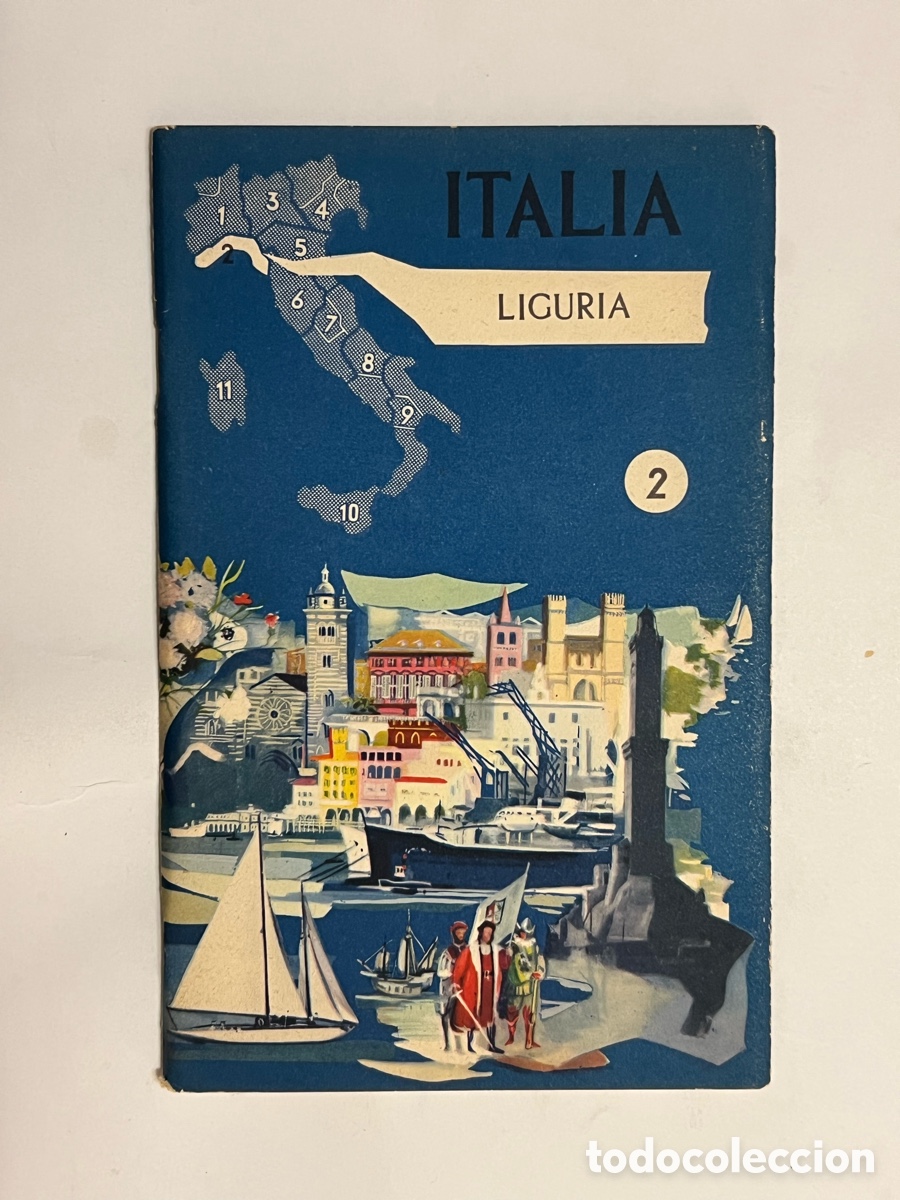 Folhetos de turismo: FOLLETO DE TURISMO DE ITALIA, LIGURIA, No.2, Ediciones EMI (h.1973) env&iacute;o certificado 6&euro;