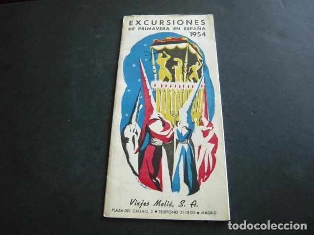 Folhetos de turismo: VIAJES MELIA FOLLETO TURISTICO EXCURSIONES PRIMAVERA ESPA&Ntilde;A 195 SEVILLA CUENCA VALLADOLID MALAGA