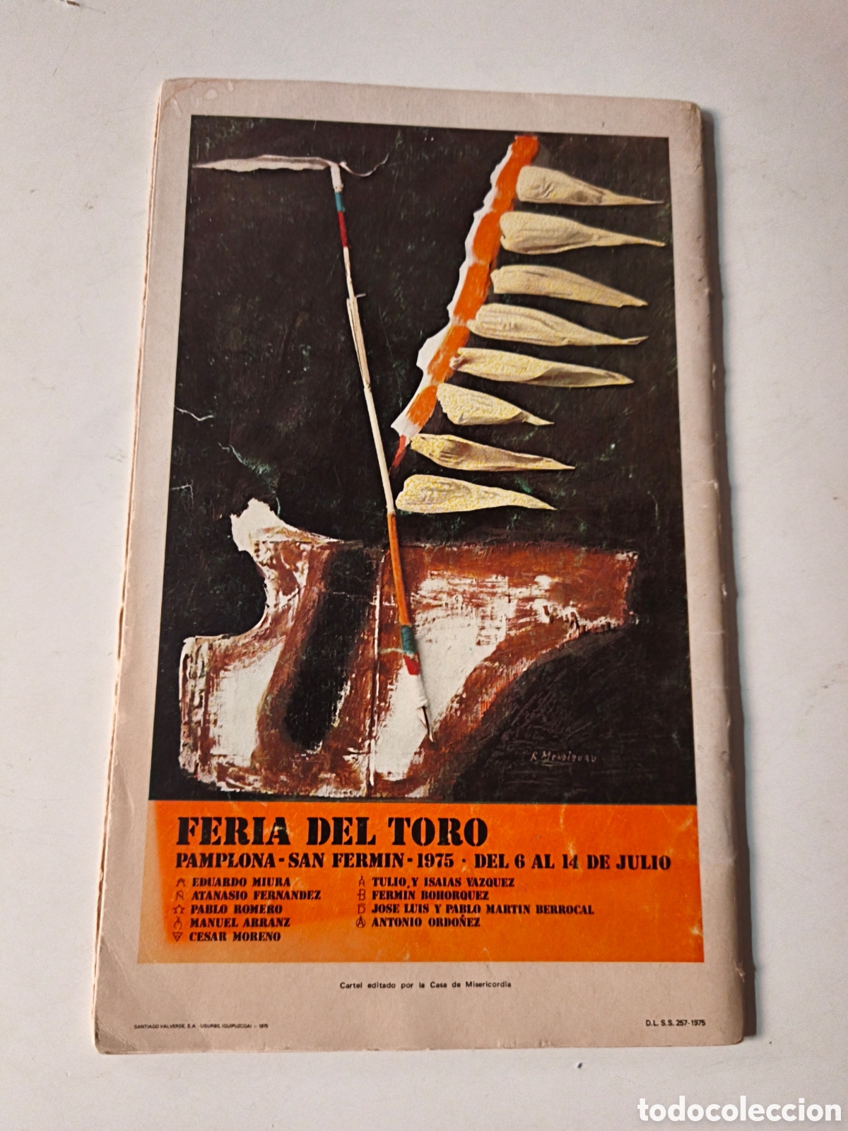 Folletos de turismo: Programa San Ferm&iacute;n 1975. - Foto 2