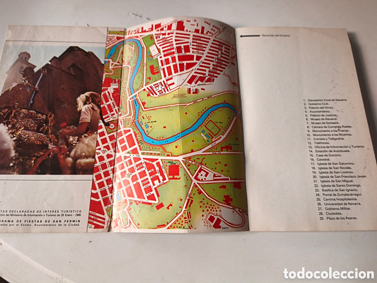 Folletos de turismo: Programa San Ferm&iacute;n 1975. - Foto 3