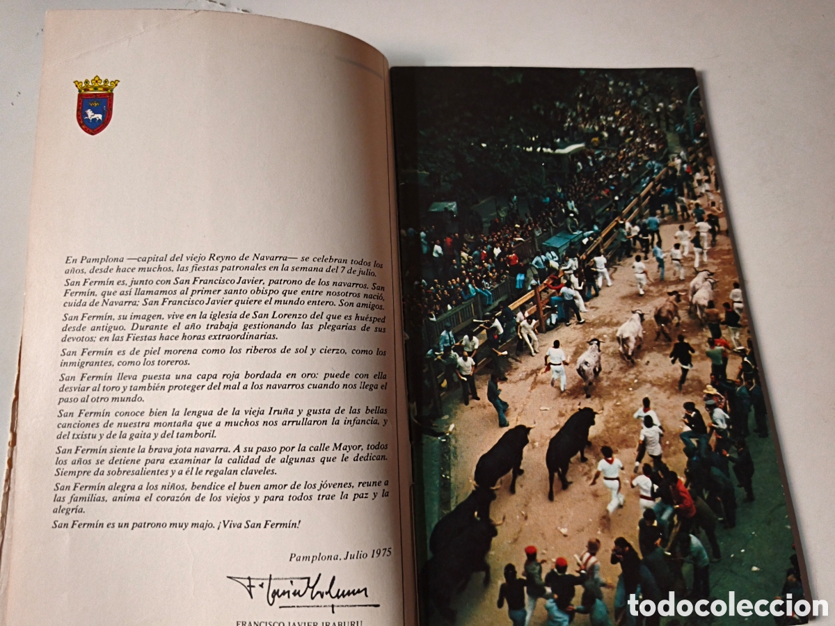 Folletos de turismo: Programa San Ferm&iacute;n 1975. - Foto 4