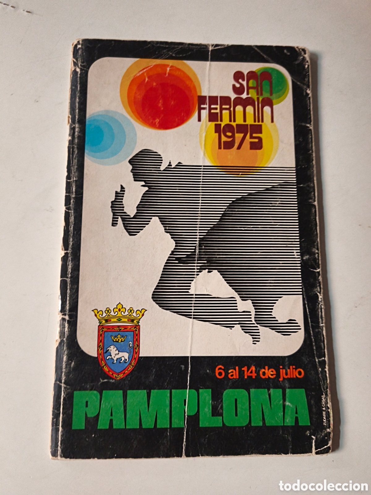 Folletos de turismo: Programa San Ferm&iacute;n 1975. - Foto 1