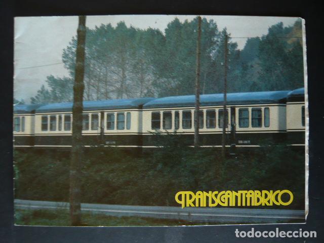 Folletos de turismo: FEVE FERROCARRIL VIA ESTRECHA TREN TRANSCANTABRICO FOLLETO PUBLICITARIO TARIFAS