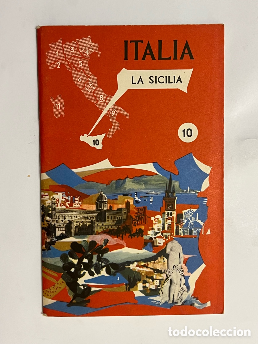 Folletos de turismo: FOLLETO DE TURISMO DE ITALIA, LA SICILIA, No.19, Ediciones EMI (a.1973) Env&iacute;o certificados 6&euro;