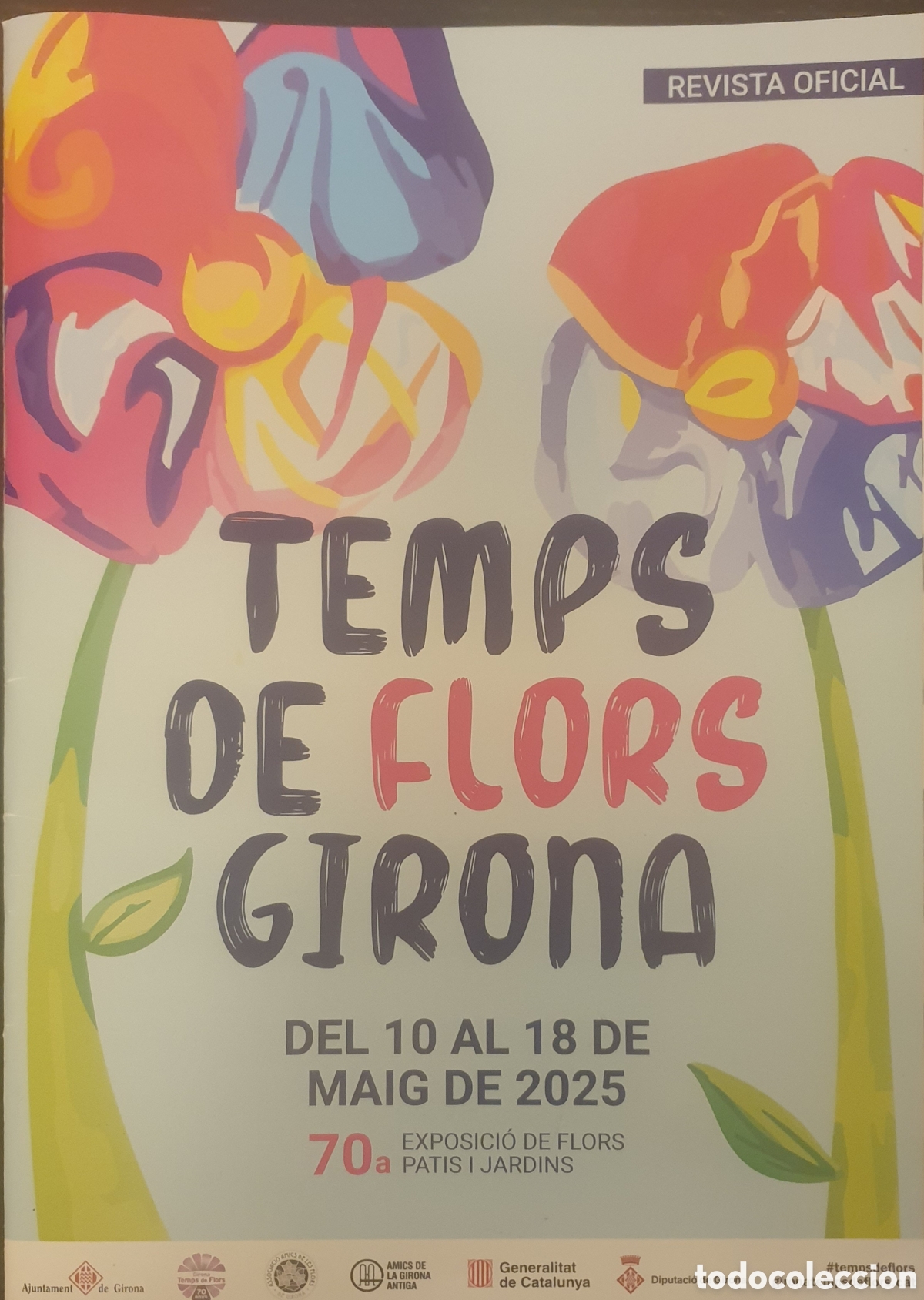 Folletos de turismo: Folleto Temps de flors 2025