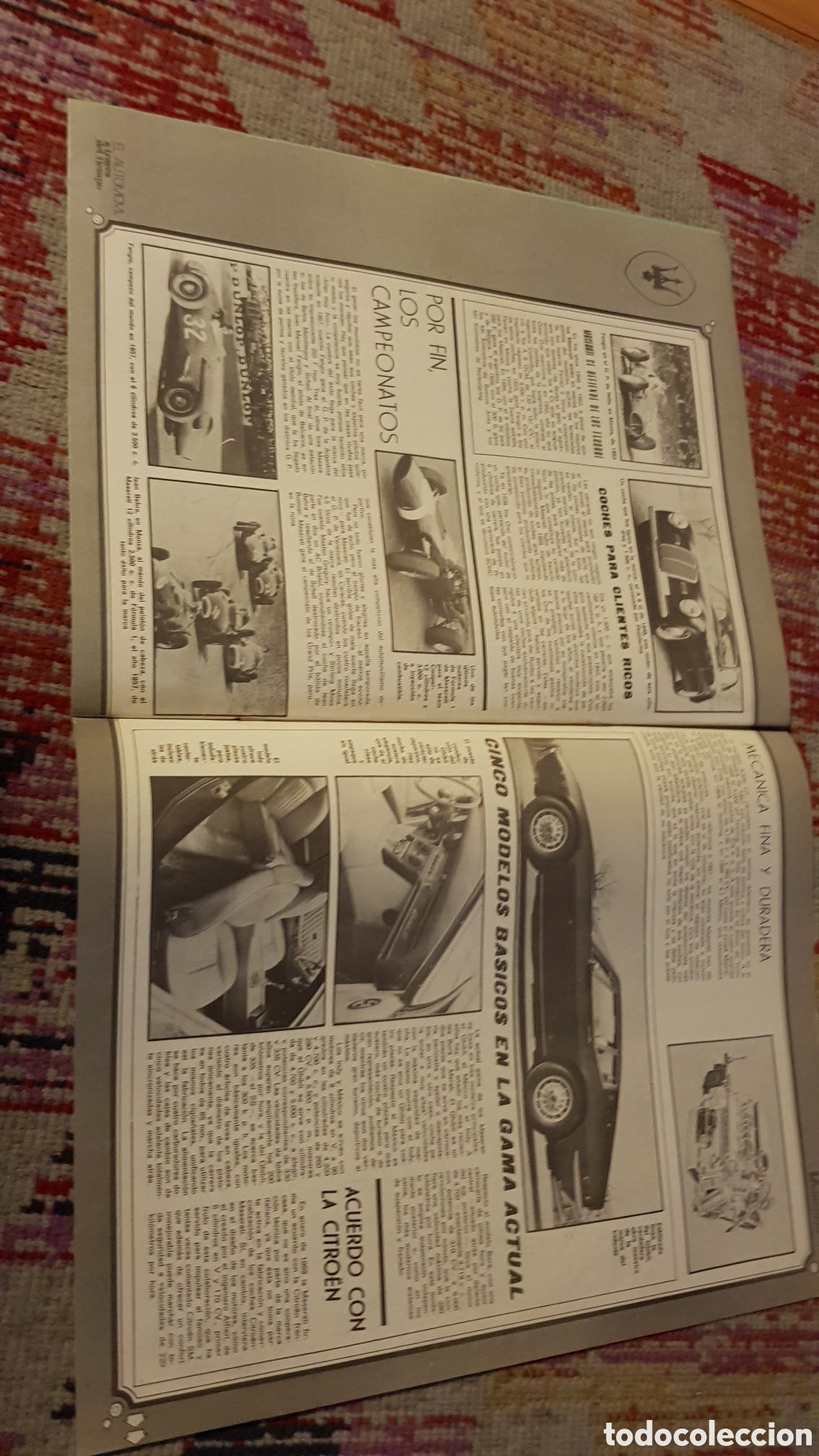 Folletos de turismo: Documentaci&oacute;n Hist&oacute;ria Maserati - Foto 4