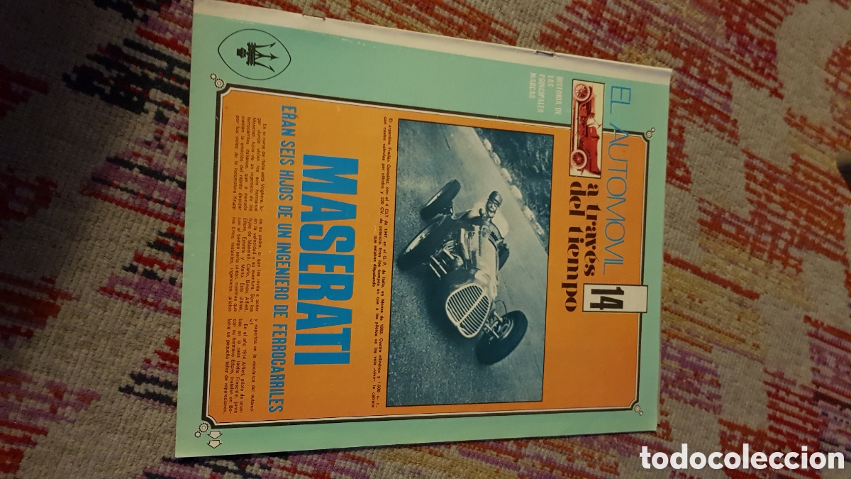 Folletos de turismo: Documentaci&oacute;n Hist&oacute;ria Maserati