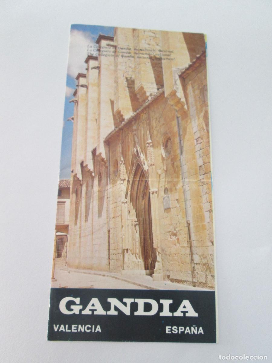 Folletos de turismo: FOLLETO DE TURISMO - GANDI VALENCIA -