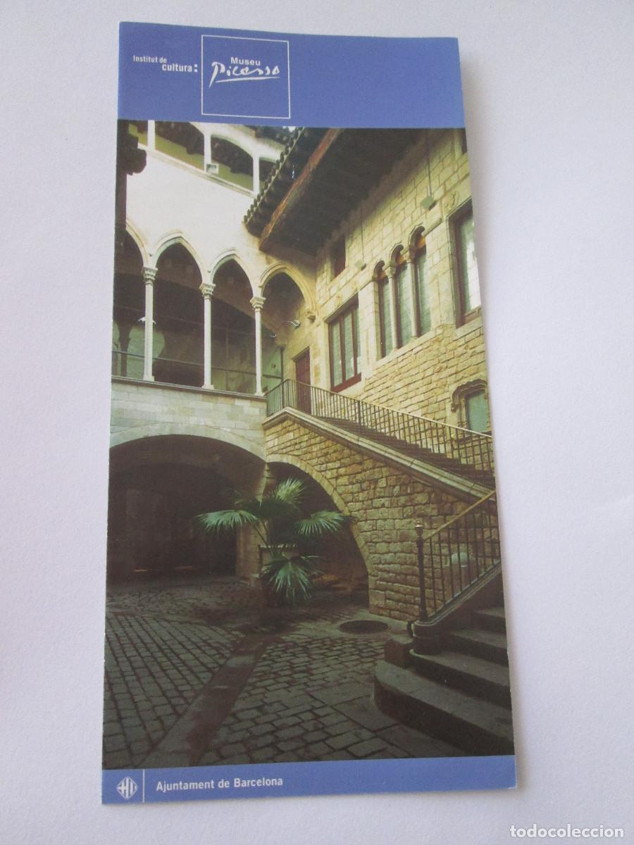Folletos de turismo: FOLLETO TURISTICO - MUSEO PICASSO - BARCELONA - 2002