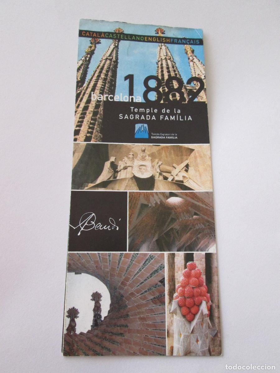 Folletos de turismo: FOLLETO TURISTICO - - BARCELONA - SAGRADA FAMILIA - GAUDI - 2002