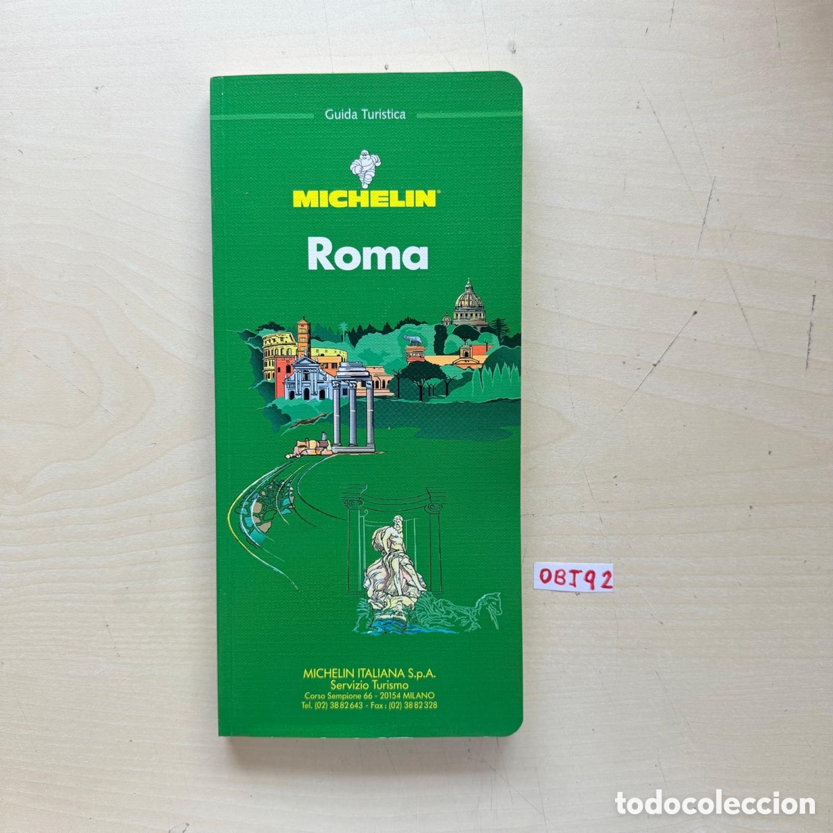 Folletos de turismo: Libro turismo michelin roma