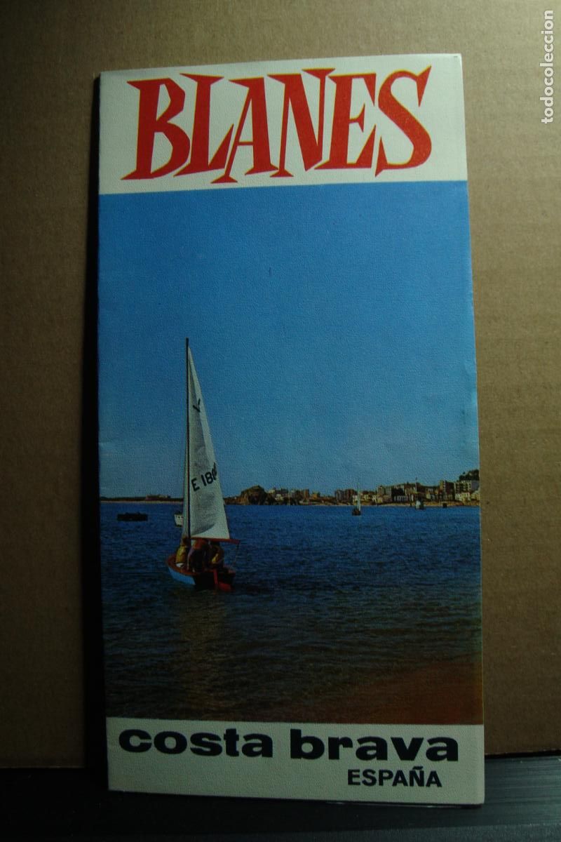 Folletos de turismo: ANTIGUO FOLLETO TURISMO BLANES COSTA BRAVA 1967.