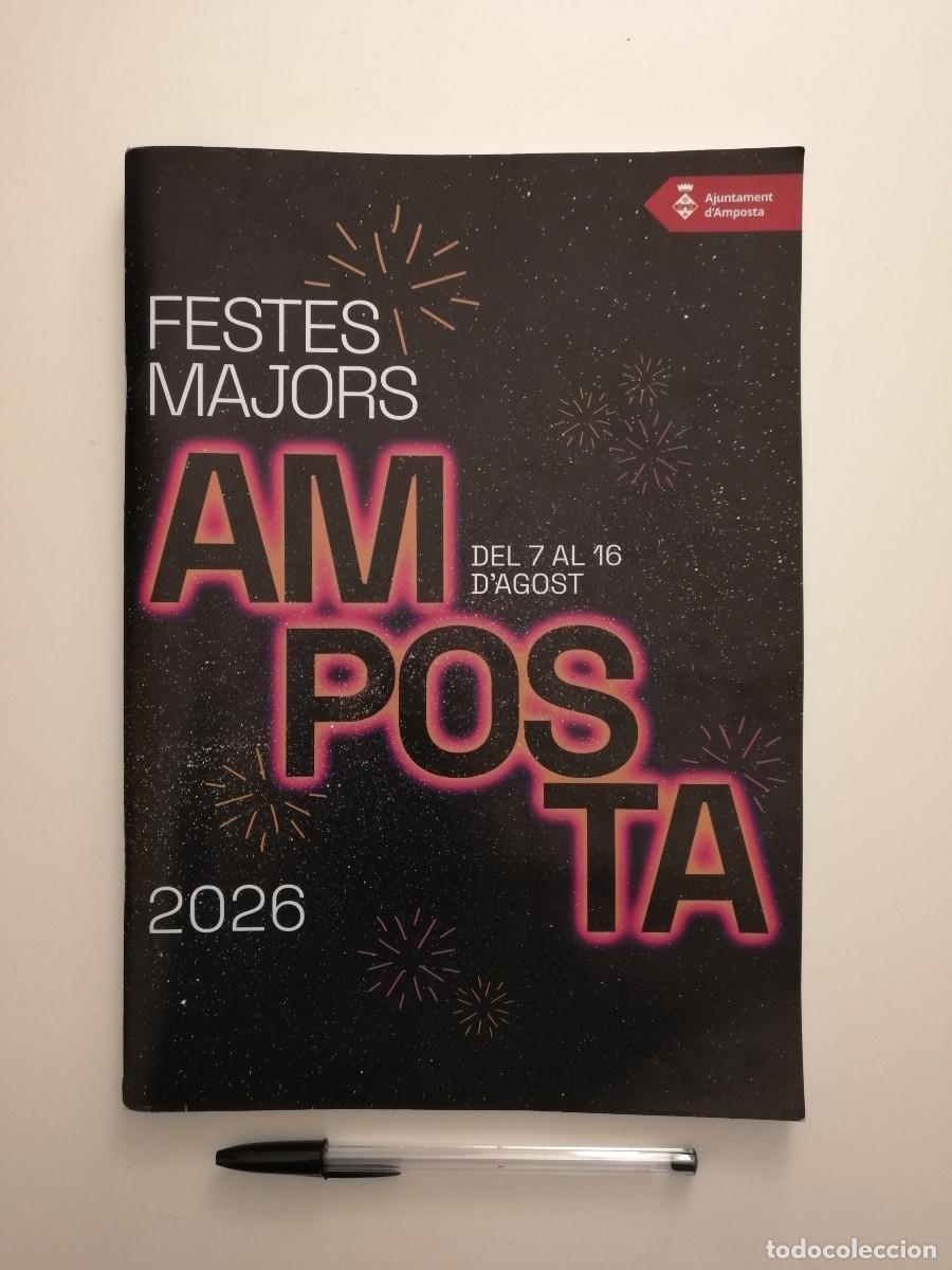 Folletos de turismo: CUADERNO - FIESTAS MAYORES DE AMPOSTA 2026 - FESTES MAJORS