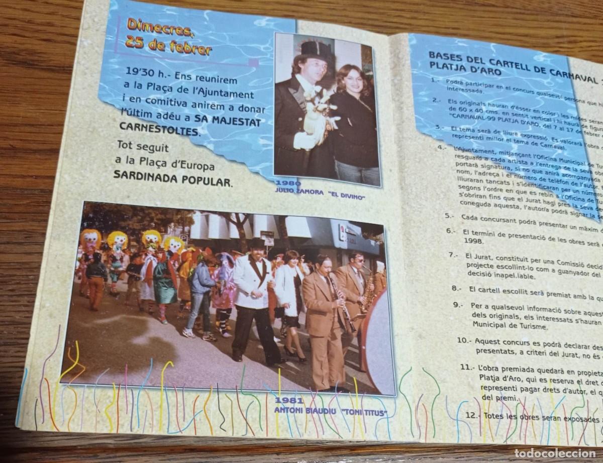 Folletos de turismo: CARNAVAL 98 PLATJA DARO FEBRER - Foto 2