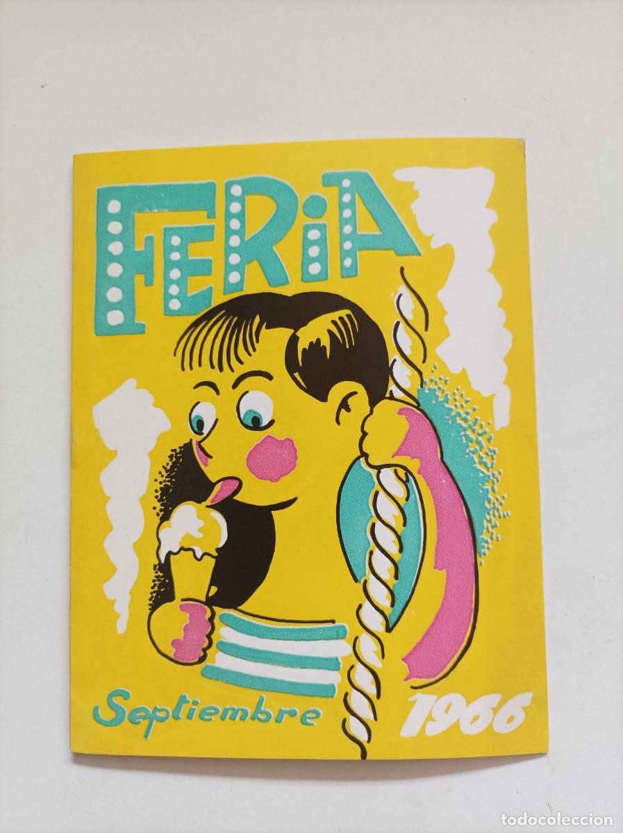 Folletos de turismo: PROGRAMA OFICIAL DE FERIA DE SEPTIEMBRE DE MURCIA. A&Ntilde;O 1966